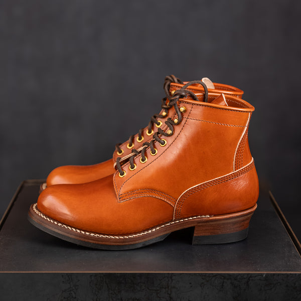 John Lofgren Steel Gang Boots – Camel / Shinki Hikaku Horsebutt