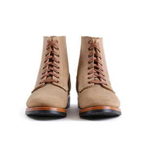 John Lofgren US Navy N1 Field Shoes Natural Roughout Chromexcel pair front