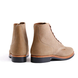 John Lofgren US Navy N1 Field Shoes Natural Roughout Chromexcel pair backside