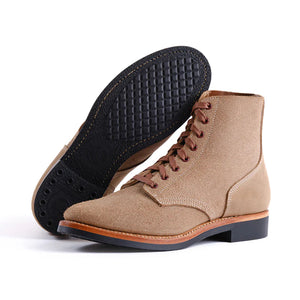 John Lofgren US Navy N1 Field Shoes Natural Roughout Chromexcel pair profile and sole