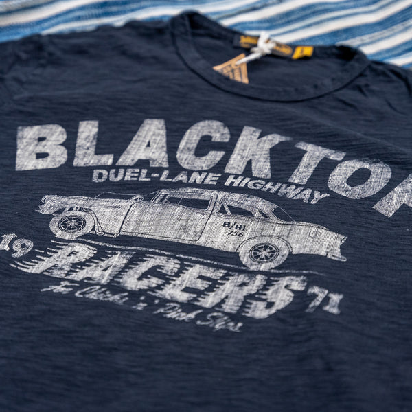 Johnson Motors Blacktop Racers T-Shirt – Oiled Black