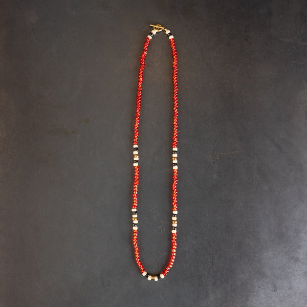 Kobashi Studio Beads Necklace – Red