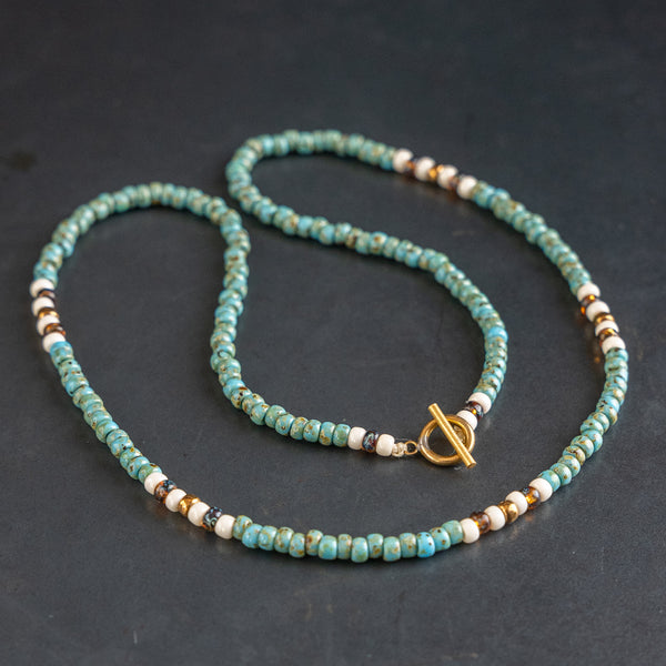 Kobashi Studio Beads Necklace – Turquoise