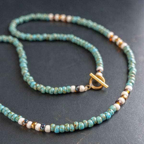 Kobashi Studio Beads Necklace – Turquoise