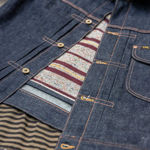 Lee 101 15oz Blanket Lined Cowboy Jacket Indigo