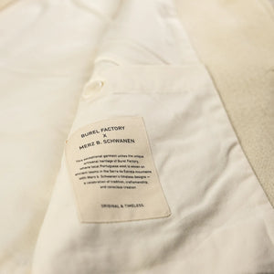 Merz b Schwanen 13oz Burel Wool Jacket Nature Close Up Label Inner Pocket