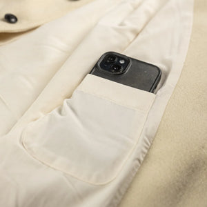 Merz b Schwanen 13oz Burel Wool Jacket Nature Close Up Inner Pocket