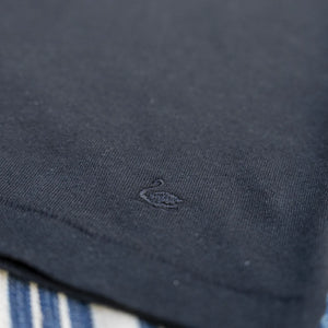 Merz b. Schwanen 4oz Featherweight Linen Polo Shirt - Deep Black