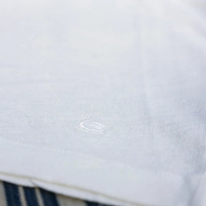 Merz b. Schwanen 4oz Featherweight Linen T-Shirt - White