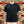 Merz b Schwanen 4oz Featherweight Linen TShirt Deep Black worn front