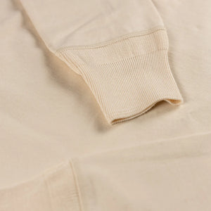Merz b. Schwanen 2M06 6.8oz Mid-Century Longsleeve Henley – Natural