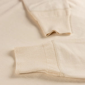 Merz b. Schwanen 2M06 6.8oz Mid-Century Longsleeve Henley – Natural