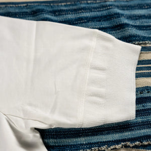 Merz b. Schwanen 2M07 6.8oz Mid-Century Henley – White