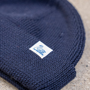 Merz b. Schwanen Merino Wool Beanie – Dark Navy