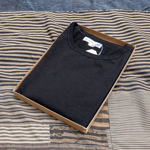 Merz b. Schwanen 215 8,6oz Loopwheeled T-Shirt – Deep Black