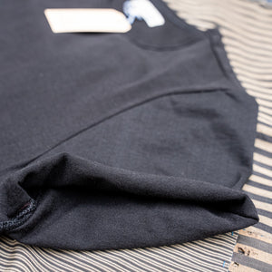 Merz b. Schwanen 215 8,6oz Loopwheeled T-Shirt – Deep Black