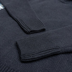 Merz b. Schwanen Merino x Cashmere Turtleneck Sweater – Deep Black / LOCT01