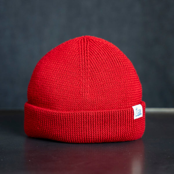 Merz b. Schwanen Merino Wool Beanie – Chili