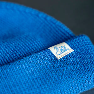 Merz b. Schwanen Merino Wool Beanie – Swan Blue