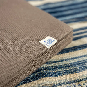 Merz beim Schwanen Merino Scarf Grain MWSC01 close up swan label