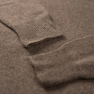 Merz b Schwanen Merino Silk Cashmere Knitted Long Sleeve Grain close up cuffs