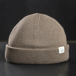 Merz b Schwanen Merino Wool Beanie Grain Front view