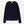Merz b Schwanen Sturdy Ribbed Merino Wool Cashmere Raglan Sweater Dark Navy flat