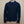 Merz b Schwanen Sturdy Ribbed Merino Wool Cashmere Raglan Sweater Dark Navy worn front