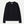 Merz b Schwanen Sturdy Ribbed Merino Wool Cashmere Raglan Sweater Deep Black front