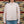 Merz b Schwanen Women 5oz Cropped Boxy Oxford Shirt Coral worn front
