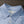 Merz b Schwanen Women 5oz Cropped Boxy Oxford Shirt Lightblue close up collar