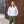 Merz b Schwanen Women Cropped Oxford Shirt White worn lifestyle