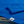 Merz b Schwanen Women Merino Silk Cashmere Sweater Blue close up swan label