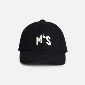 Merz beim Schwanen Wool Logo Cap Deep Black Front