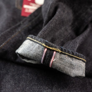 Momotaro 200 16oz Tokuno Selvedge Jeans Classic Tapered GTB Stripes detail selvedge