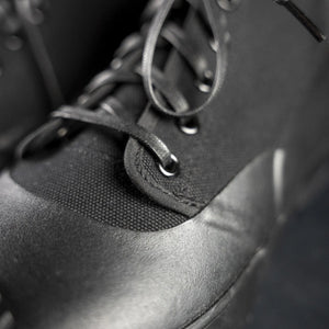 Moonstar Allweather Refined Shoes Black Close Up Toe