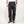 MotivMfg Pleat Herringbone Denim Trousers Black Classic Straight worn front