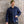 Naked and Famous 12oz Maekake Dobby Chore Coat Indigo worn front lifestyle