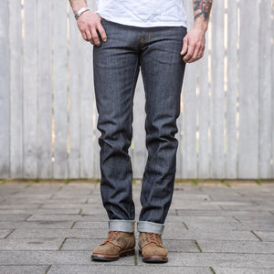 Naked And Famous 14oz Left Hand Twill Selvedge Jeans Super Guy Slim Tapered
