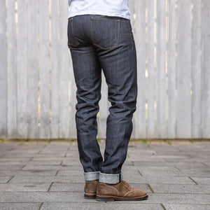 Naked And Famous 14oz Left Hand Twill Selvedge Jeans Super Guy Slim Tapered