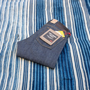 Naked And Famous 14oz Left Hand Twill Selvedge Jeans Super Guy Slim Tapered