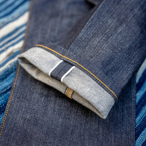 Naked And Famous 14oz Left Hand Twill Selvedge Jeans Super Guy Slim Tapered