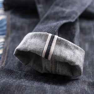 Naked And Famous 16oz Sakura Slub Selvedge Jeans Easy Guy Relaxed Tapered