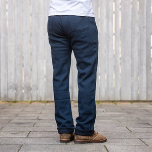 Naked And Famous 9oz Yagasuri Jacquard Trousers True Guy Regular Straight