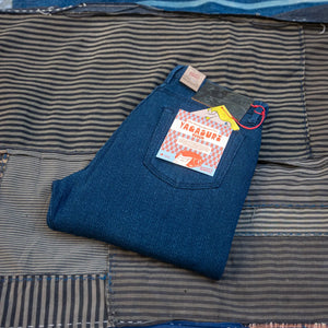 Naked And Famous 9oz Yagasuri Jacquard Trousers True Guy Regular Straight