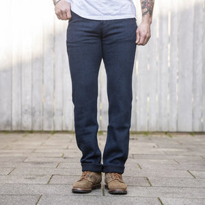 Naked And Famous 9oz Yagasuri Jacquard Trousers Weird Guy Regular Tapered