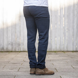 Naked And Famous 9oz Yagasuri Jacquard Trousers Weird Guy Regular Tapered