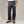 Naked and Famous 13 ounce Left Hand Twill Selvedge Jeans Groovy Guy Bootcut worn front with turn up