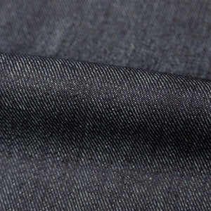 Naked and Famous 13 ounce Left Hand Twill Selvedge Jeans Strong Guy Wide Straight close up fabric