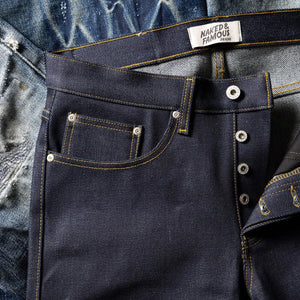 Naked and Famous 22 ounce Elephant 2 Reborn Selvedge Jeans True Guy Regular Straight detail pocket